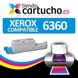 Toner NEGRO Xerox phaser 6360 compatible PERTENENCIENTE A LA REFERENCIA Toner Xerox Phaser 6360