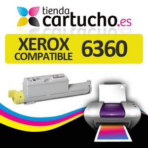 Toner NEGRO Xerox phaser 6360 compatible PERTENENCIENTE A LA REFERENCIA Toner Xerox Phaser 6360
