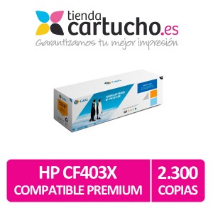 Toner HP CF403X (201X) Compatible Premium Magenta PERTENENCIENTE A LA REFERENCIA Toner HP 201A / 201X