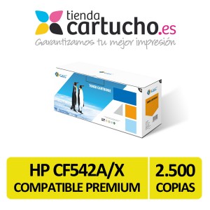 Toner HP CF542X Amarillo Compatible Premium PARA LA IMPRESORA Toner HP Color LaserJet Pro MFP M254 dw / nw