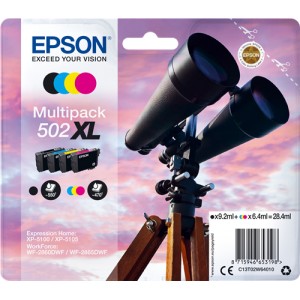 Epson 502XL Multipack Original (C13T02W64010) PARA LA IMPRESORA Epson Expression Home XP-5105