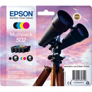 Epson 502XL Multipack Original (C13T02W64010) PERTENENCIENTE A LA REFERENCIA Encre Epson 502/502XL