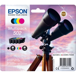 Epson 502XL Multipack Original (C13T02W64010) PARA LA IMPRESORA Epson Expression Home XP-5100