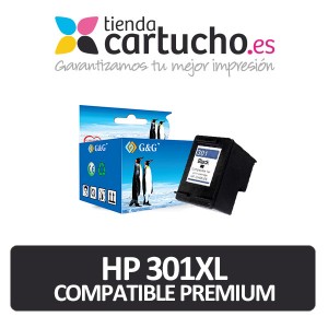 Cartucho de tinta  HP 301XL Negro Remanufacturado Premium PERTENENCIENTE A LA REFERENCIA Cartouches d'encre HP 301 / 301XL