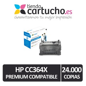 Toner HP CC364X Compatible Premium PERTENENCIENTE A LA REFERENCIA Toner HP 64A / 64x