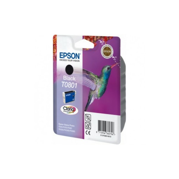 Cartouche Epson T0801 Noir Original Cartouche Epson T0801 Noir Original