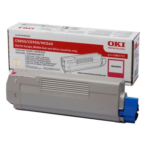 Toner OKI C5850 Amarillo Original PARA LA IMPRESORA Toner OKI C5850DN