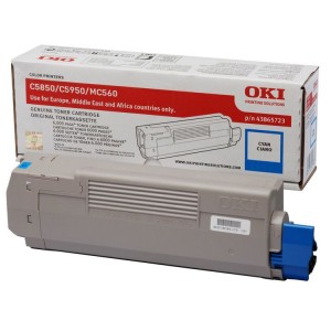 Toner OKI C5850 Amarillo Original PARA LA IMPRESORA Toner OKI C5950