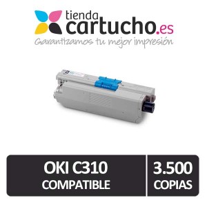 Toner NEGRO OKI C310 compatible PARA LA IMPRESORA Toner OKI C330dn