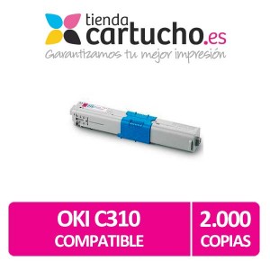 Toner MAGENTA OKI C310 compatible PARA LA IMPRESORA Toner OKI MC351