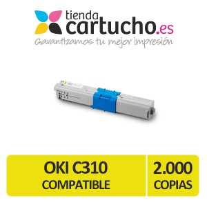Toner AMARILLO OKI C310 compatible PARA LA IMPRESORA Toner OKI MC561
