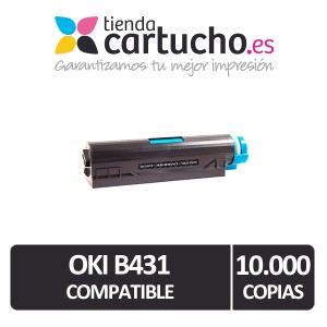 Toner OKI B431 compatible con impresoras oki b431, b431n, b431dn PERTENENCIENTE A LA REFERENCIA OKI B431