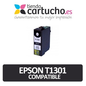CARTUCHO COMPATIBLE EPSON T1301 NEGRO PARA LA IMPRESORA Epson WorkForce WF-3010DW