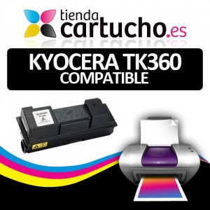 Toner KYOCERA TK 360 compatible PARA LA IMPRESORA Toner Kyocera FS-4020DN