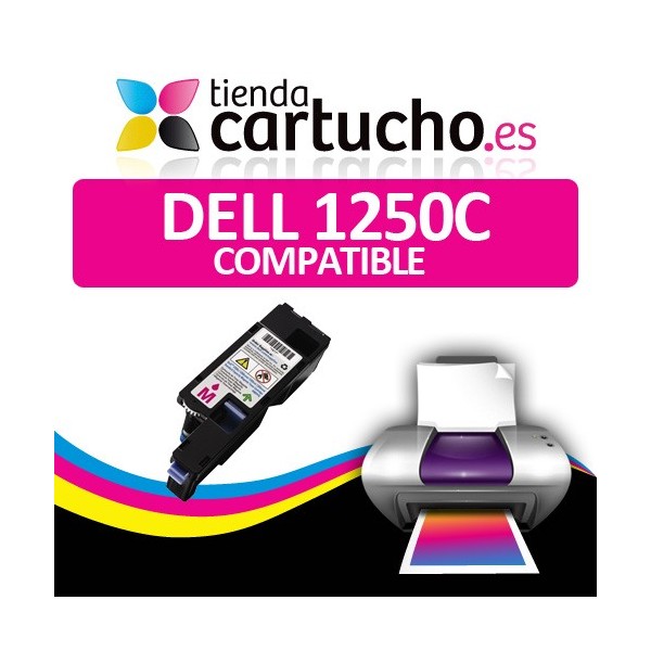 Toner Magenta compatible Dell 1250c - 1350cnw - 1355n - 1355cnw de grande capacité (2000 pag) Toner Magenta compatible Dell 1250c - 1350cnw - 1355n - 1355cnw de grande capacité (2000 pag)