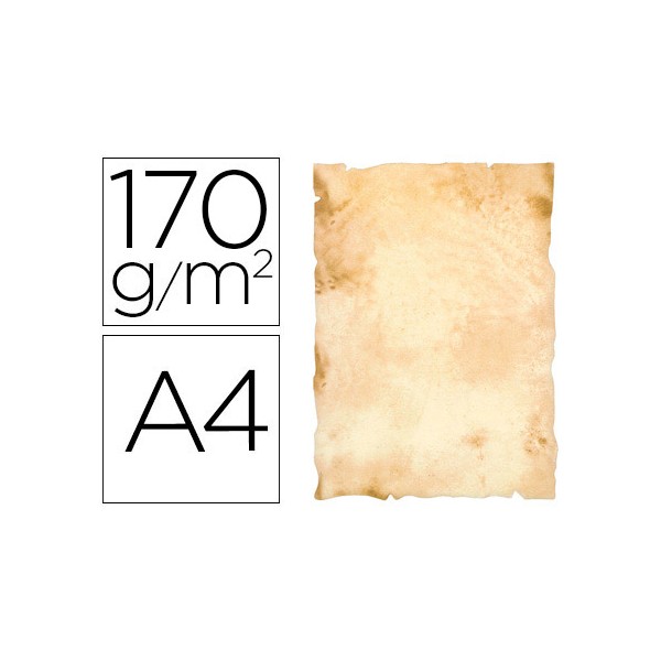 Papel pergamino liderpapel din a4 papiros con bordes 170 g/m2 paquete de 8 hojas. Papel pergamino liderpapel din a4 papiros con bordes 170 g/m2 paquete de 8 hojas.