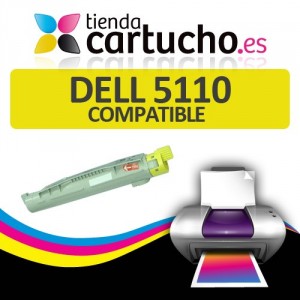 Toner Amarillo Dell 5110 compatible PERTENENCIENTE A LA REFERENCIA Cartouches DELL 5110