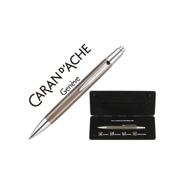 Boligrafo caran d'ache alchemix cuerpo piel de reptil adornos cromados brillante con estuche punta. Boligrafo caran d'ache alchemix cuerpo piel de reptil adornos cromados brillante con estuche punta.