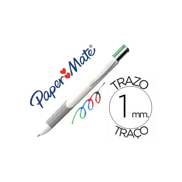 Boligrafo paper mate inkjoy quatro colores estandar. Boligrafo paper mate inkjoy quatro colores estandar.