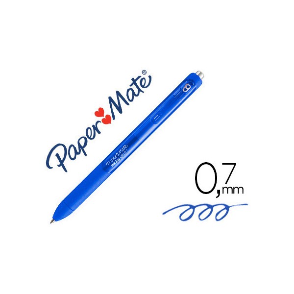 Boligrafo paper mate inkjoy retractil gel pen trazo 0,7 mm azul. Boligrafo paper mate inkjoy retractil gel pen trazo 0,7 mm azul.