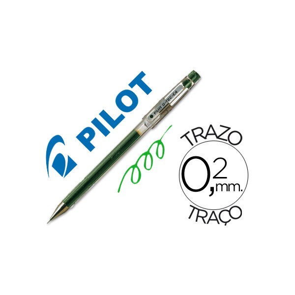 Boligrafo pilot punta aguja g-tec-c4 verde. Boligrafo pilot punta aguja g-tec-c4 verde.