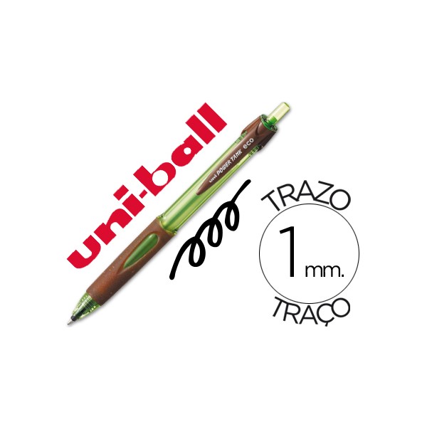 Boligrafo uni power tank eco retractil 1,0mm negro. Boligrafo uni power tank eco retractil 1,0mm negro.