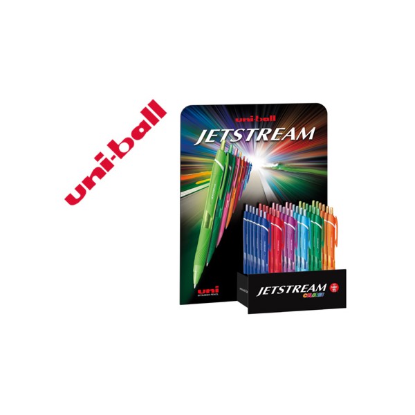 Boligrafo uni-ball jet stream sxn-157c retractil expositor 36 unidades colores surtidos. Boligrafo uni-ball jet stream sxn-157c retractil expositor 36 unidades colores surtidos.