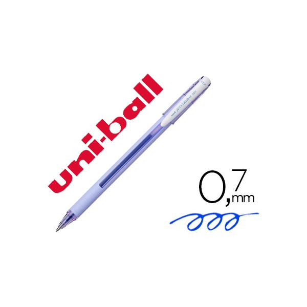 Boligrafo uni-ball roller jetstream sx-101 0,7 mm lavanda tinta gel azul. Boligrafo uni-ball roller jetstream sx-101 0,7 mm lavanda tinta gel azul.