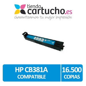 HP Toner CYAN 824A (CB381A) compatible PARA LA IMPRESORA Toner HP Color LaserJet CP6015 DN