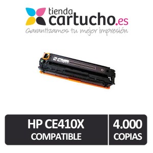 Toner NEGRO HP CE410X compatible PARA LA IMPRESORA Toner HP Laserjet Pro 400 color MFP M475dw
