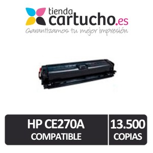 HP toner NEGRO CE270A (650A) compatible para impresoras HP Color Laserjet CP5520 / CP5525 / CP5525N / CP5525DN / CP5525XH PARA LA IMPRESORA Toner HP Laserjet Enterprise CP5525XH Color