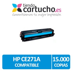 HP toner CYAN CE271A (650A) compatible para impresoras HP Color Laserjet CP5520 / CP5525 / CP5525N / CP5525DN / CP5525XH PARA LA IMPRESORA Toner HP Laserjet Enterprise CP5525XH Color