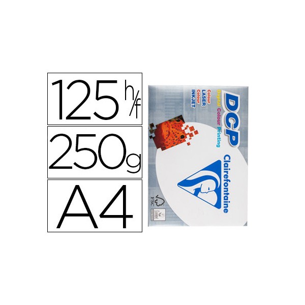 Papel fotocopiadora clairefontaine din a4 250 gramos paquete de 125 hojas. Papel fotocopiadora clairefontaine din a4 250 gramos paquete de 125 hojas.