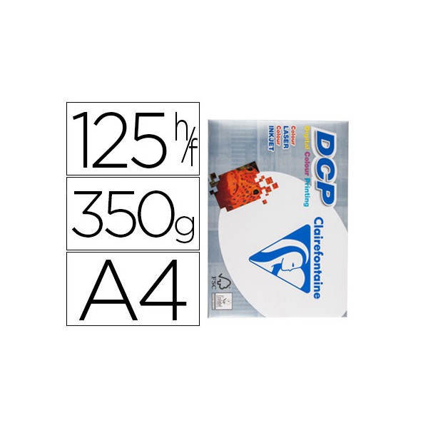 Papel fotocopiadora clairefontaine din a4 350 gramos paquete de 125 hojas. Papel fotocopiadora clairefontaine din a4 350 gramos paquete de 125 hojas.
