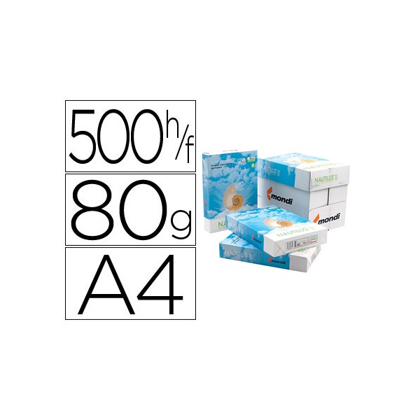 Papel fotocopiadora nautilus superwhite 100% reciclado din a4 80 gramos paquete de 500 hojas. Papel fotocopiadora nautilus superwhite 100% reciclado din a4 80 gramos paquete de 500 hojas.