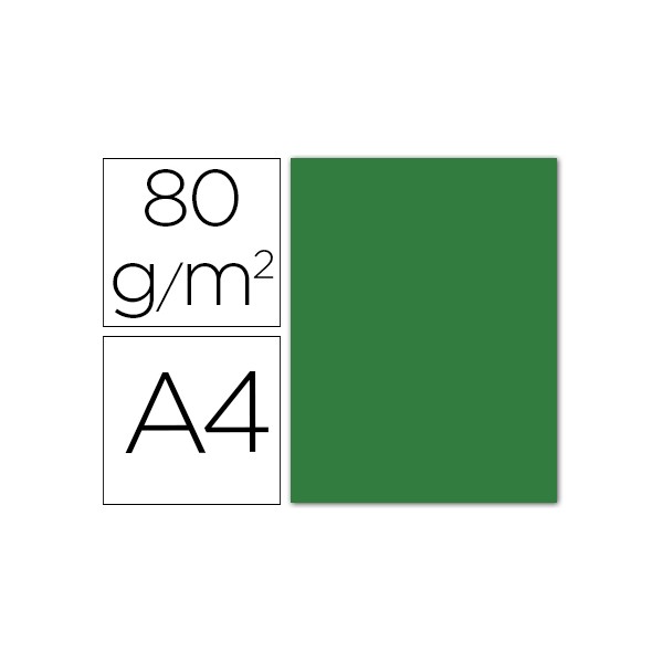 Papel color liderpapel a4 80g/m2 verde acebo paquete de 15. Papel color liderpapel a4 80g/m2 verde acebo paquete de 15.
