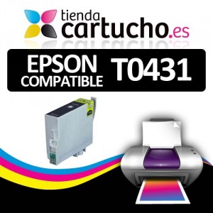 CARTUCHO NEGRO COMPATIBLE EPSON T0431 PARA LA IMPRESORA Epson Stylus C 86