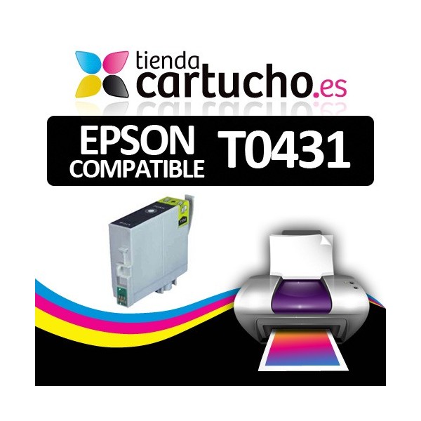 CARTOUCHE NOIR COMPATIBLE EPSON T0431 CARTOUCHE NOIR COMPATIBLE EPSON T0431