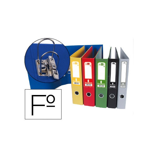 Archivador de palanca liderpapel folio documenta forrado pvc con rado lomo 52 mm colores surtidos classic. Archivador de palanca liderpapel folio documenta forrado pvc con rado lomo 52 mm colores surtidos classic.