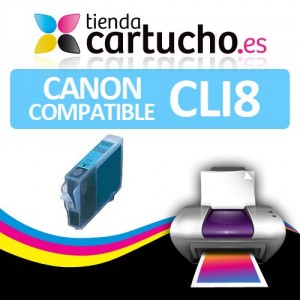 CARTUCHO COMPATIBLE CANON CLI-8 PHOTO CYAN PERTENENCIENTE A LA REFERENCIA Canon PGI5 / CLI8