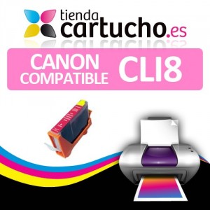 CARTUCHO COMPATIBLE CANON CLI-8 PHOTO CYAN PARA LA IMPRESORA Cartouches d'encre HP Photosmart 7600