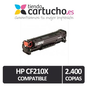 Toner HP CF210X NEGRO Compatible  PERTENENCIENTE A LA REFERENCIA Toner HP 131A / 131X