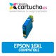 EPSON 16XL CYAN Compatible ref. T1632 para impresoras Epson WorkForce WF-2010W, WF-2510, WF-2520NF,  WF-2530WF,  WF-2540WF