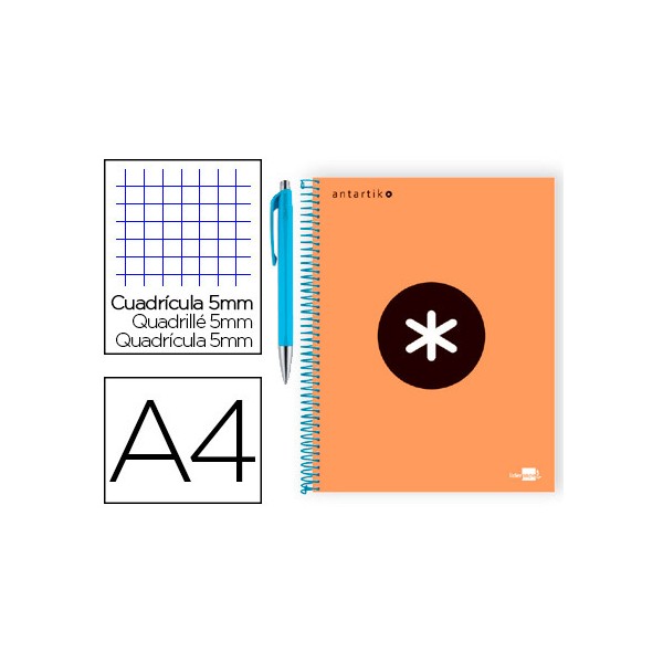 Cuaderno espiral liderpapel a4 micro antartik tapa forrada 120 h 100g cuadro 5 mm color naranja promo caran d ache. Cuaderno espiral liderpapel a4 micro antartik tapa forrada 120 h 100g cuadro 5 mm color naranja promo caran d ache.