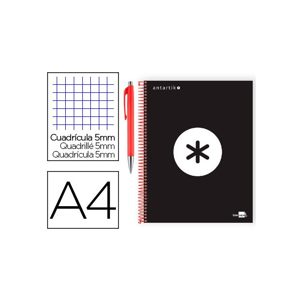 Cuaderno espiral liderpapel a4 micro antartik tapa forrada 120 h 100g cuadro 5 mm color negro promo caran d ache. Cuaderno espiral liderpapel a4 micro antartik tapa forrada 120 h 100g cuadro 5 mm color negro promo caran d ache.