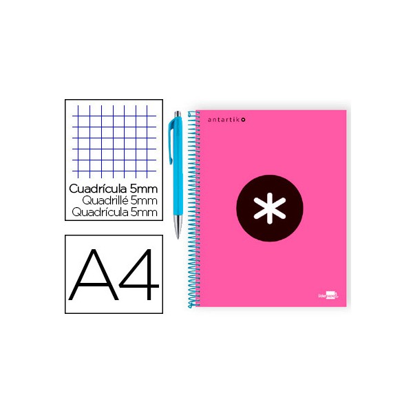 Cuaderno espiral liderpapel a4 micro antartik tapa forrada 120 h 100g cuadro 5 mm color rosa promo caran d ache. Cuaderno espiral liderpapel a4 micro antartik tapa forrada 120 h 100g cuadro 5 mm color rosa promo caran d ache.