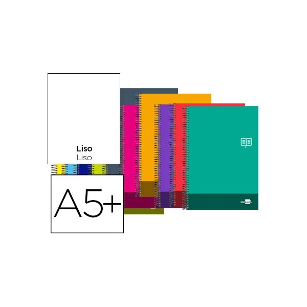 Cuaderno espiral liderpapel cuarto discover tapa blanda 80h 80 gr liso sin margen colores surtidos. Cuaderno espiral liderpapel cuarto discover tapa blanda 80h 80 gr liso sin margen colores surtidos.