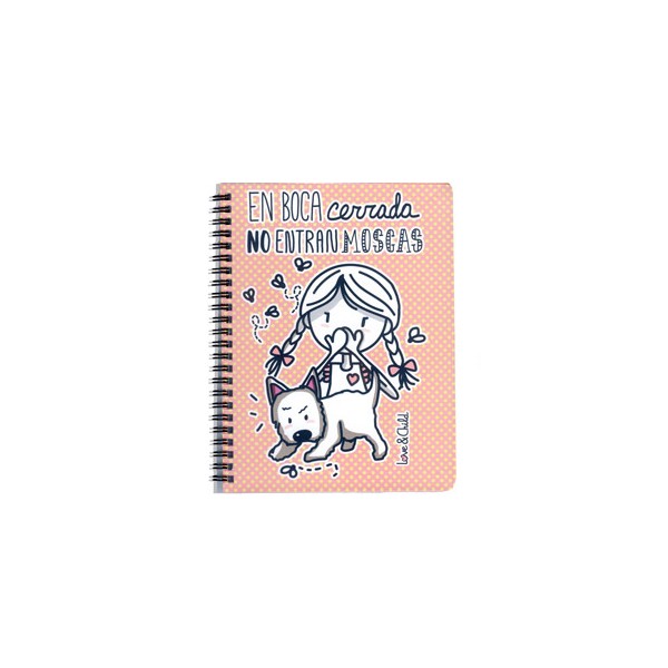 Cuaderno espiral love&child din a5 tapa dura 90 hojas 70 gr cuadricula 4 mm en boca cerrada no entran moscas. Cuaderno espiral love&child din a5 tapa dura 90 hojas 70 gr cuadricula 4 mm en boca cerrada no entran moscas.