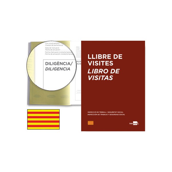 Libro liderpapel din a4 100 h registro de visitas de la inspeccion de trabajo catalan. Libro liderpapel din a4 100 h registro de visitas de la inspeccion de trabajo catalan.