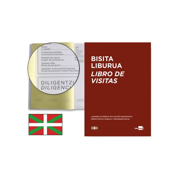 Libro liderpapel din a4 100 h registro de visitas de la inspeccion de trabajo euskera. Libro liderpapel din a4 100 h registro de visitas de la inspeccion de trabajo euskera.